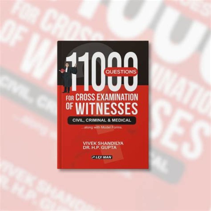 Free 11,000 Cross-Examination Questions PDF for Practice