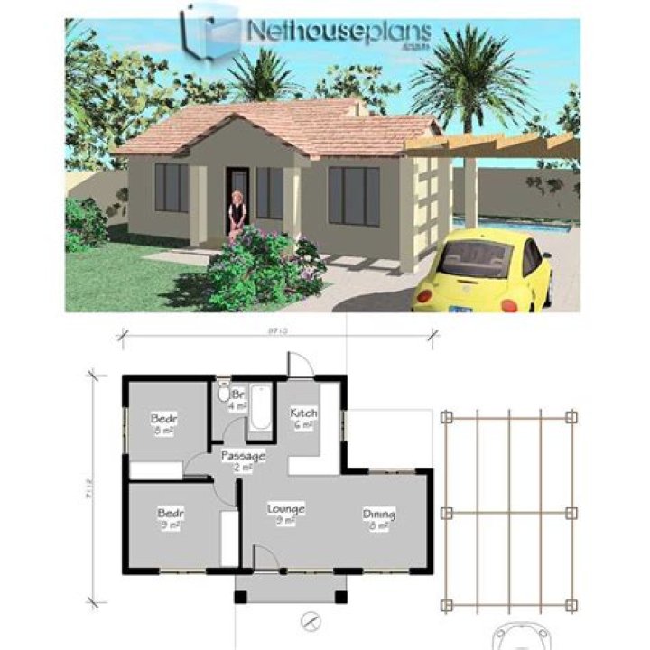 Free 2 Bedroom House Plans PDF – Instant Download