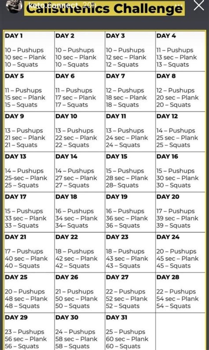 Free 28-Day Calisthenics Workout Plan PDF – Get Strong Fast