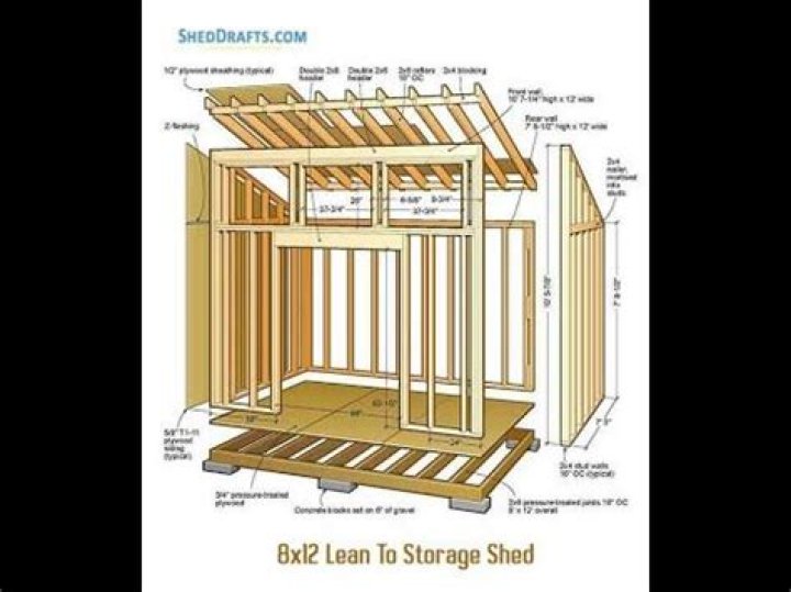 Free 8x12 Lean to Shed Plans PDF – Build Your Own Shelter for Under $100