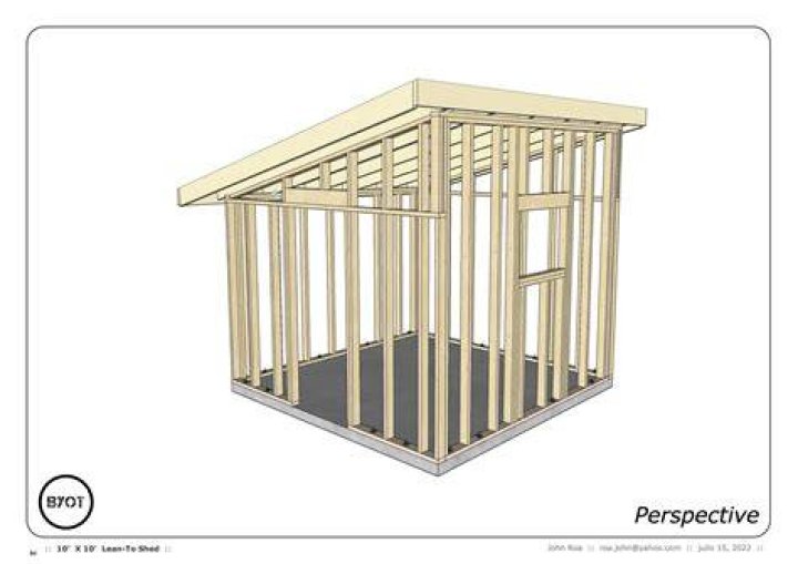 Free 8x8 Lean to Shed Plans PDF – Build Your Outdoor Storage Today