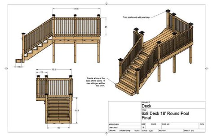 Free Above Ground Pool Deck Plans PDF – Download Instant Designs