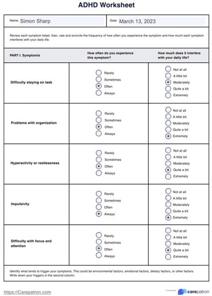 Free ADHD Worksheets for Child PDF – Download Instant Printable PDFs