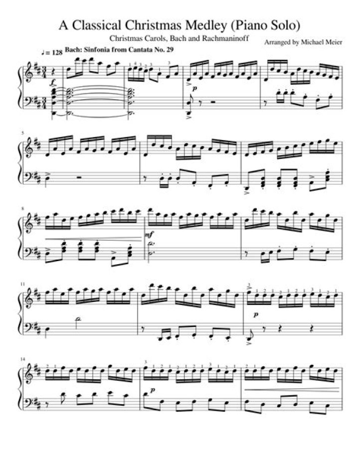 Free Advanced Christmas Piano Sheet Music PDF – Instant Download