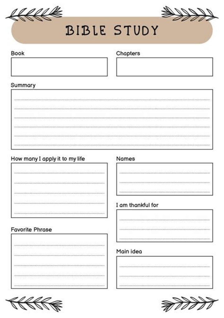 Free Bible Study Plans PDF for Daily Growth