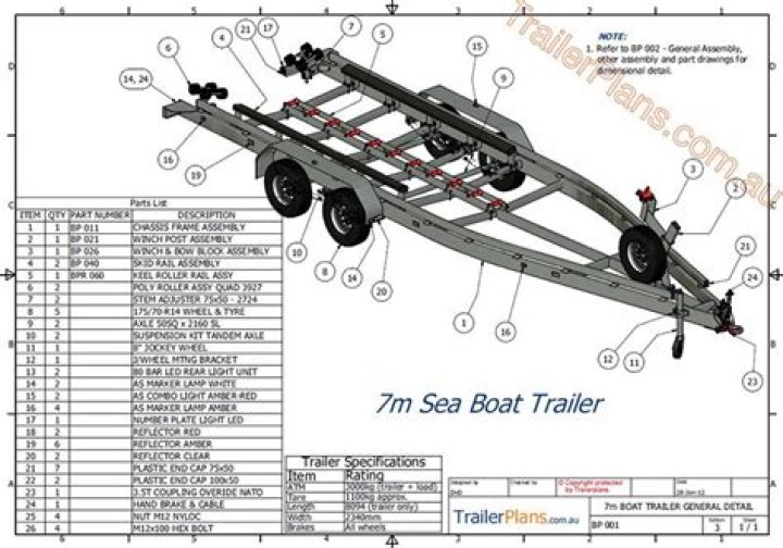 Free Boat Trailer Plans PDF – Download Complete Designs Now