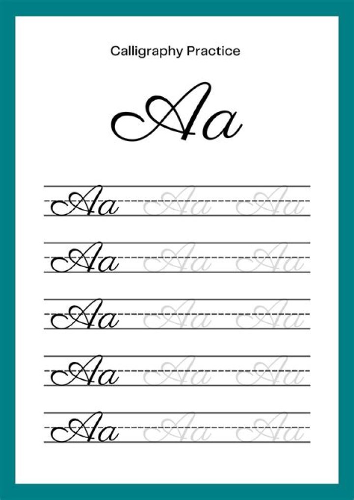 Free Calligraphy Practice Sheets PDF Download – Perfect for Beginners