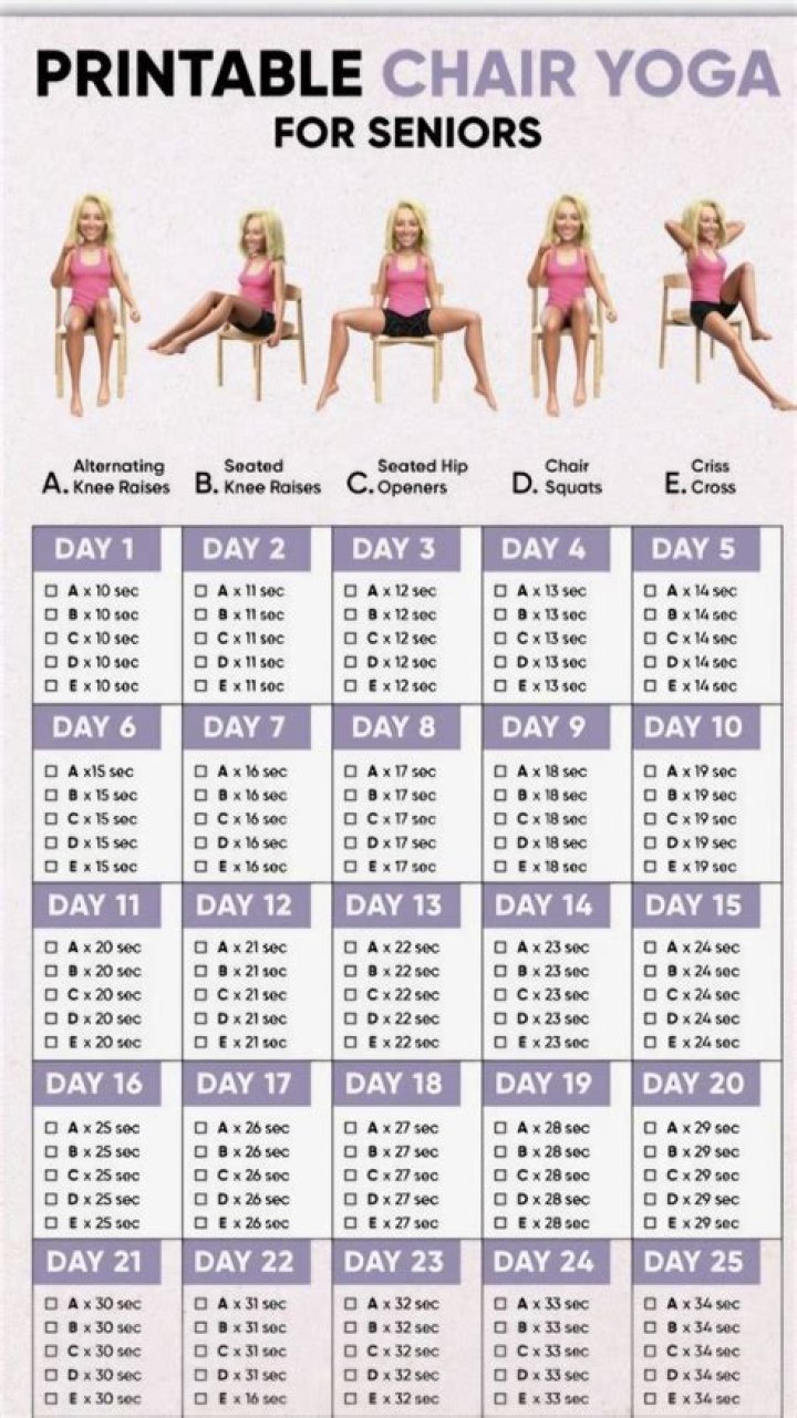 Free Chair Yoga Plan for Seniors – PDF Download
