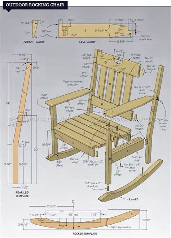 Free Child's Rocking Chair Plans PDF – Easy DIY Blueprint