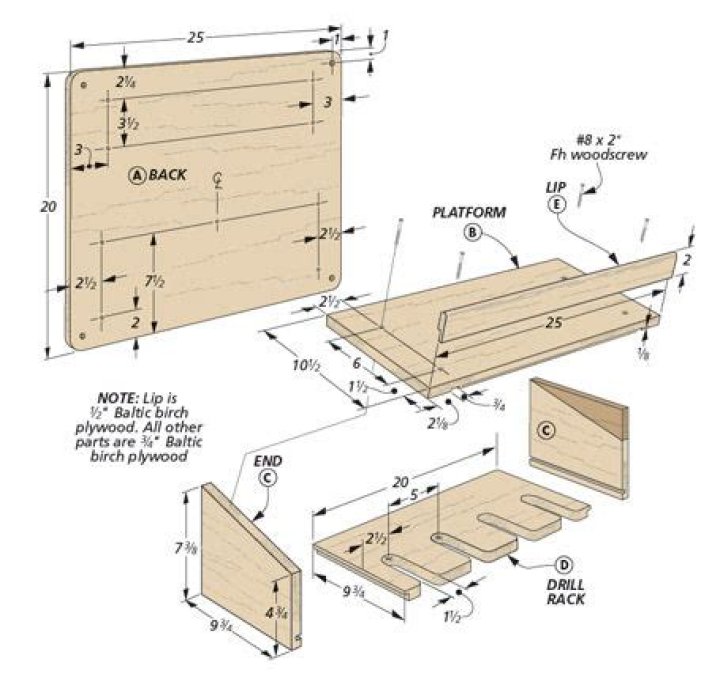 Free Cordless Drill Charging Station Plans PDF – Save Time & Energy