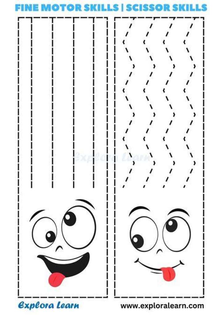 Free Cutting Worksheets for Fine Motor Skills PDF – Printable Activities