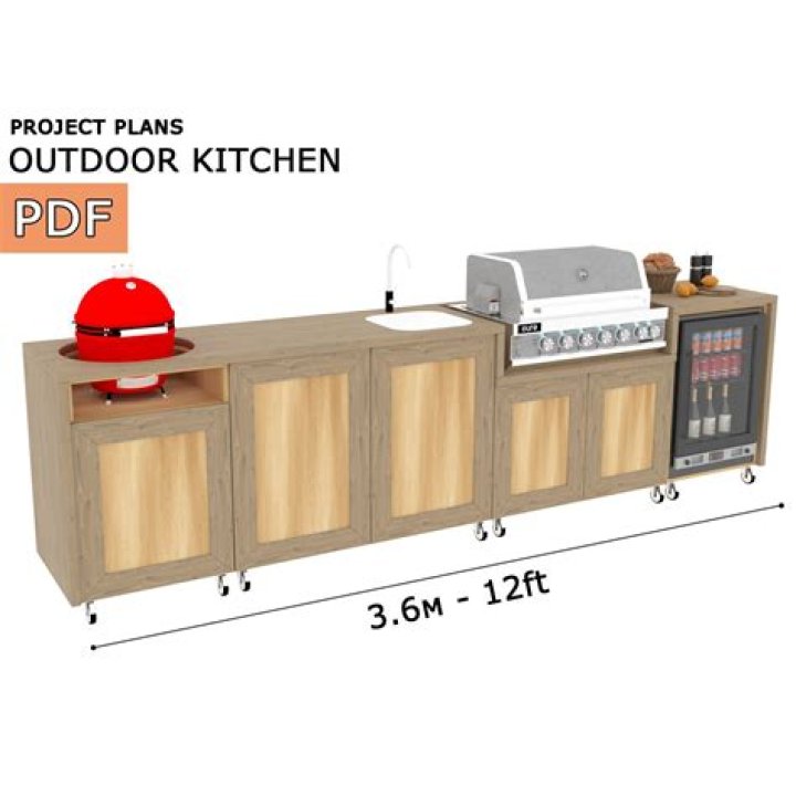 Free DIY Outdoor Kitchen Plans PDF – Build Your Perfect Backyard Kitchen