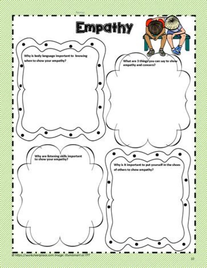 Free Empathy Worksheets PDF – Practice Compassion & Emotional Skills Today