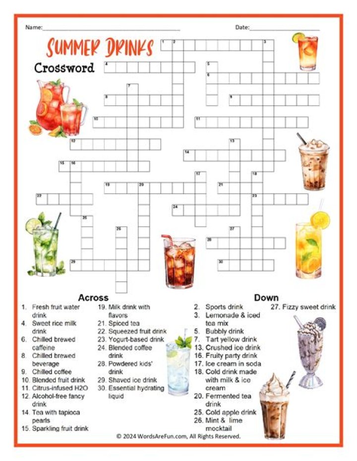 Free English Crossword Puzzles with Answers PDF Download