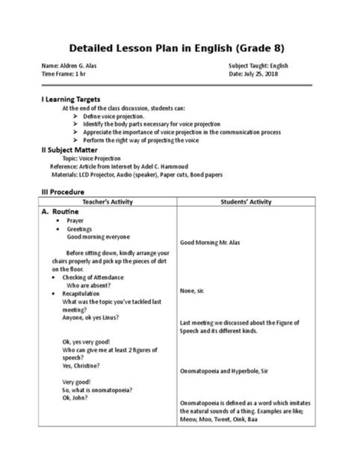 Free English Lesson Plans PDF – Download Instant Classroom Resources