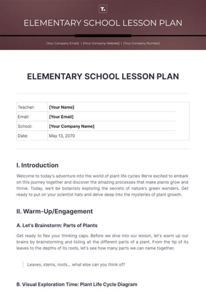 Free ESL Lesson Plans for Elementary Students – PDF Download