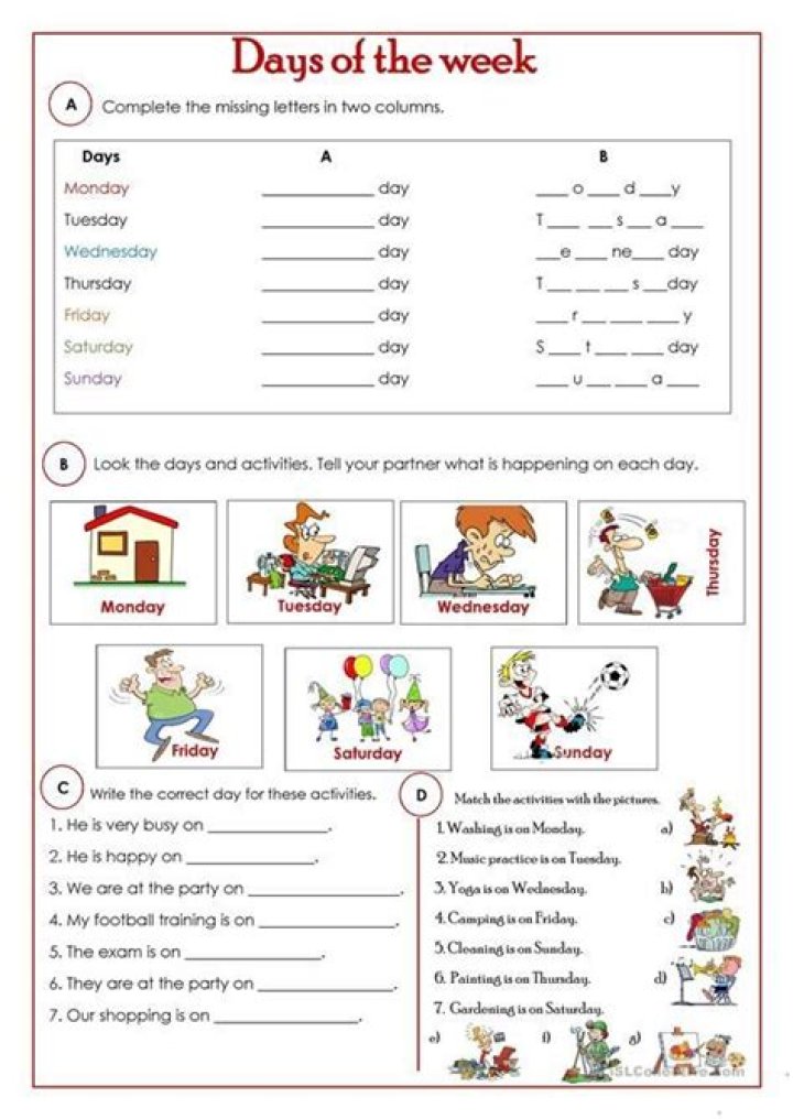 Free ESL Worksheets for Beginners PDF – Instant Download