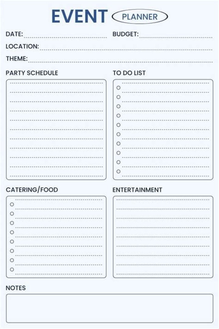 Free Event Planning Template PDF – Download Now