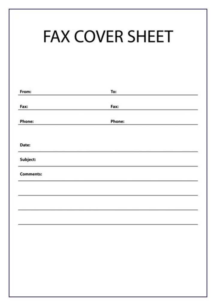 Free Fax Sheet PDF Download – Instant Printable Forms