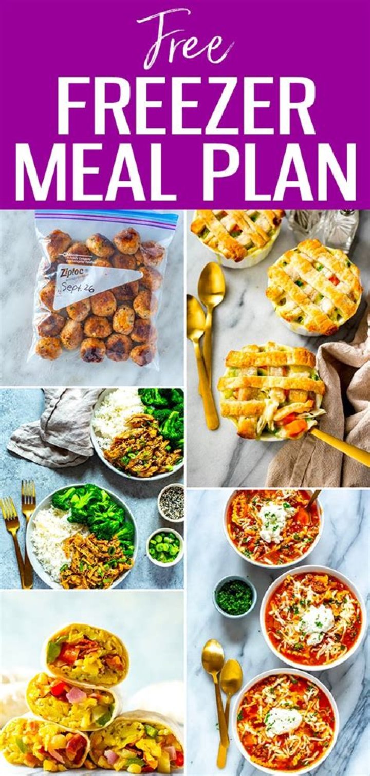 Free Freezer Meal Plans PDF – Save Time & Reduce Waste