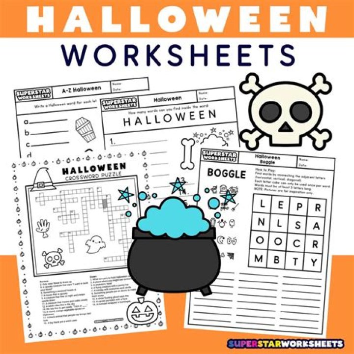 Free Halloween Worksheets PDF: Printable Templates for Kids