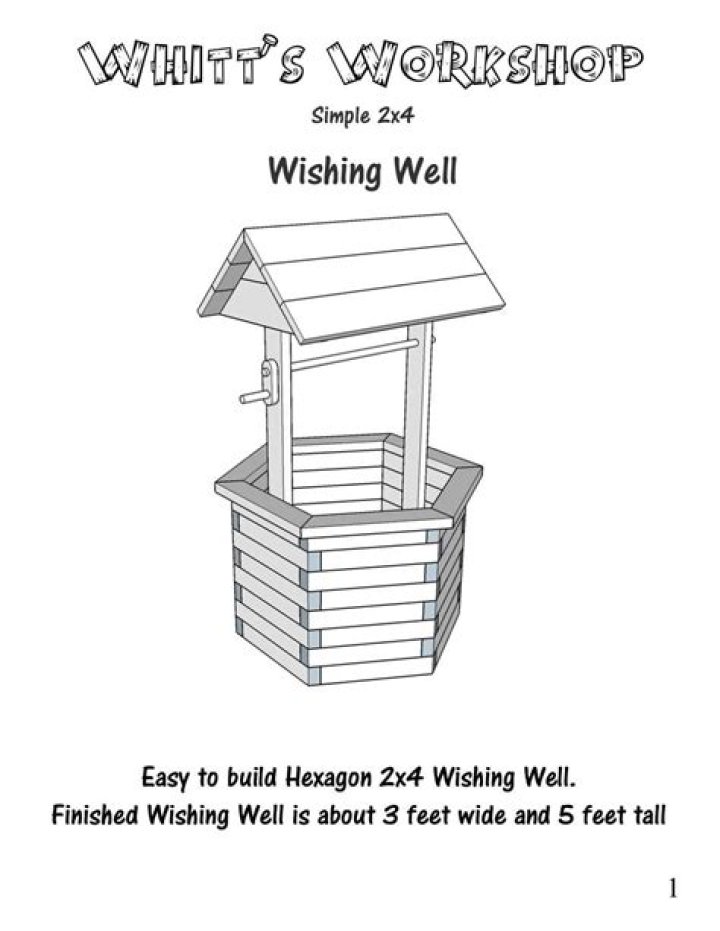 Free Hexagon Wishing Well Plans PDF – Download Now for Instant Crafting