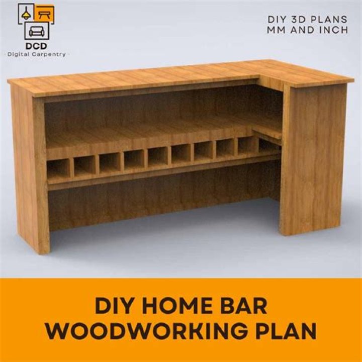 Free Home Bar Plans PDF Free Download – Perfect DIY Bar Setup