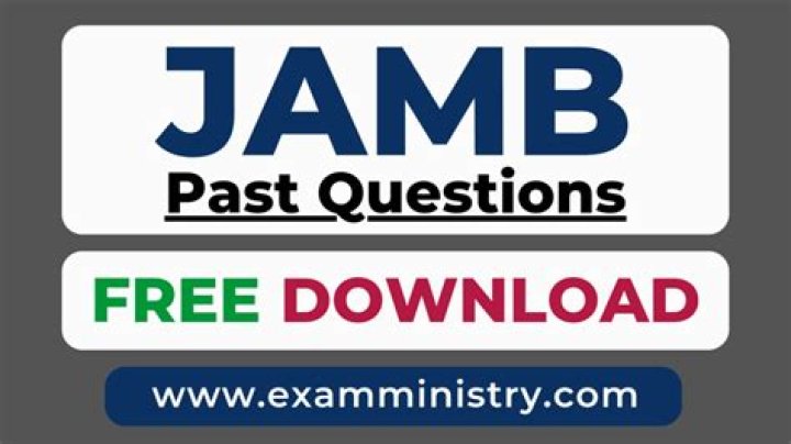 Free JAMB Past Questions & Answers PDF Download