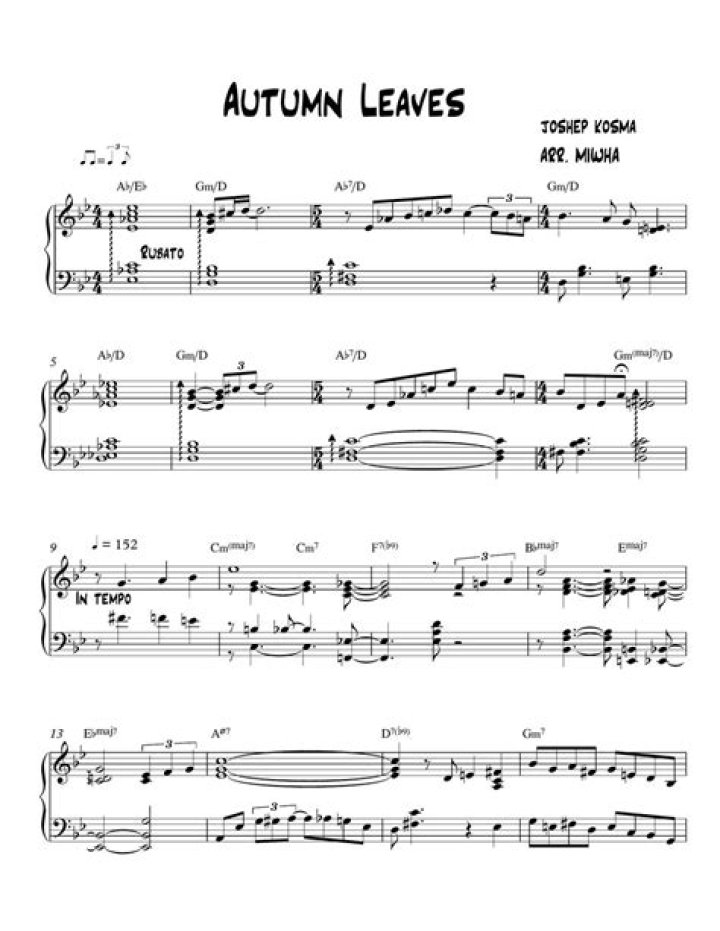 Free Jazz Sheet Music Piano PDF – Download Instantly