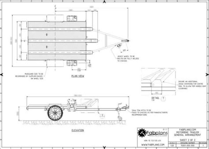 Free Motorbike Trailer Plans PDF – Download Instant Download