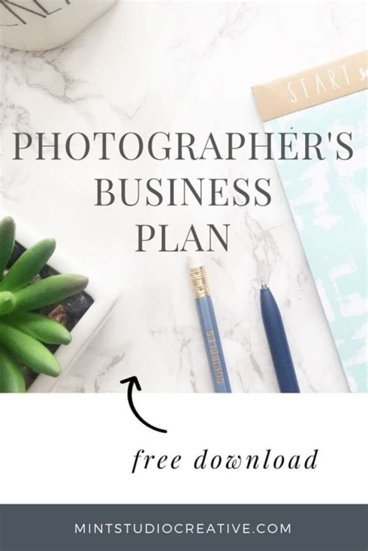 Free Photography Business Plan PDF – Start Your Studio Today