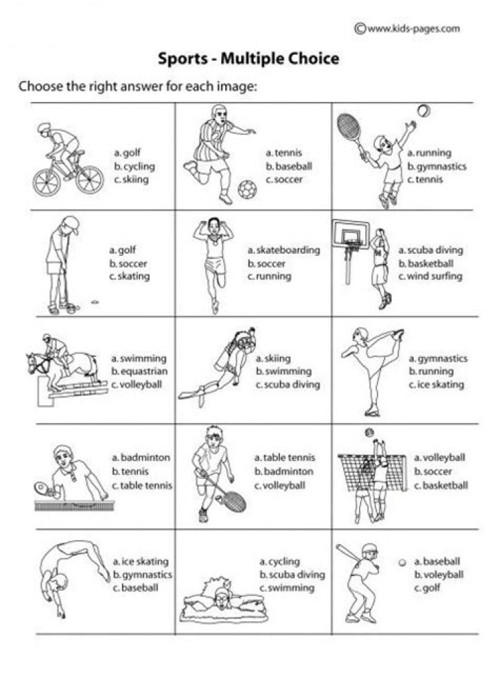 Free Physical Education Worksheets PDF for Teachers & Students