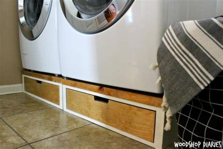 Free Plans for Washer & Dryer Pedestals – Download PDF Guide