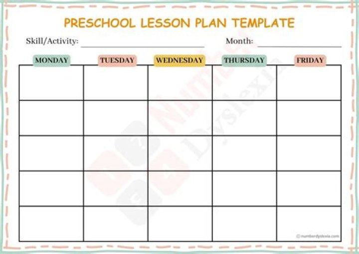 Free Preschool Lesson Plans PDF – Download Instant Printable Activities