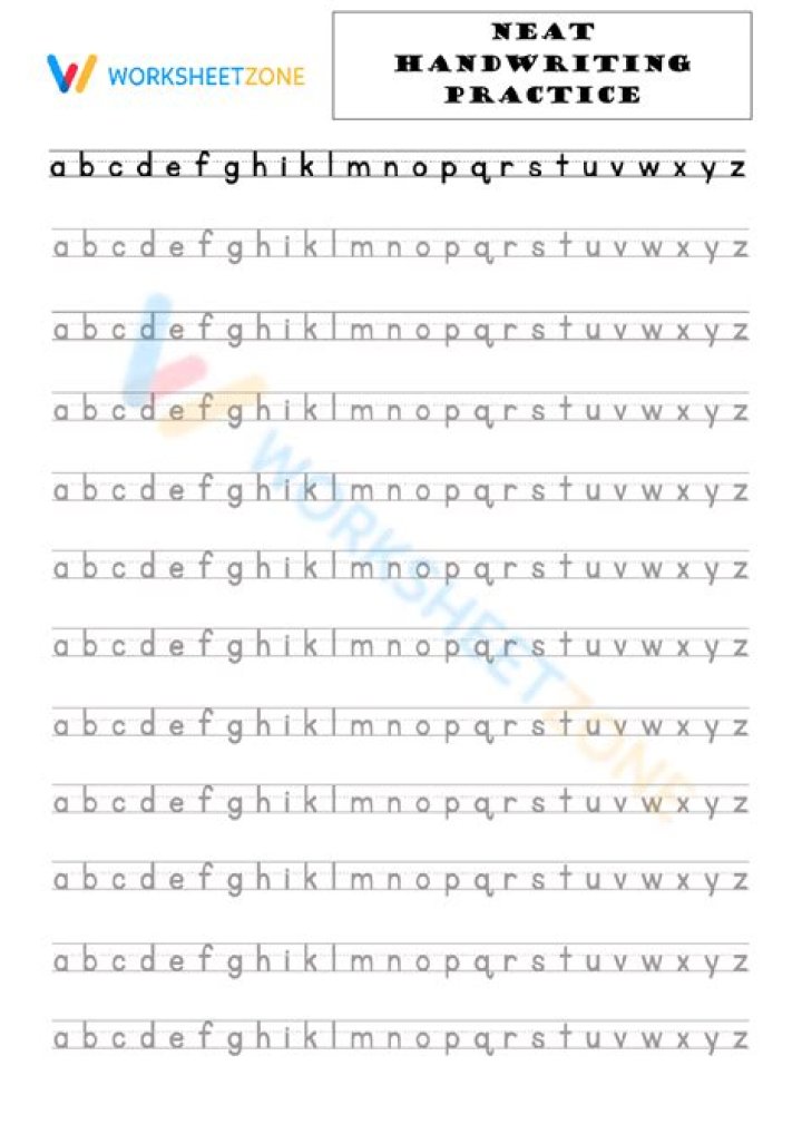 Free Printable Aesthetic Handwriting Practice Sheets PDF – Instant Download