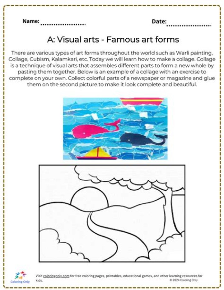 Free Printable Art Worksheets PDF – Instant Download for Creative Learning