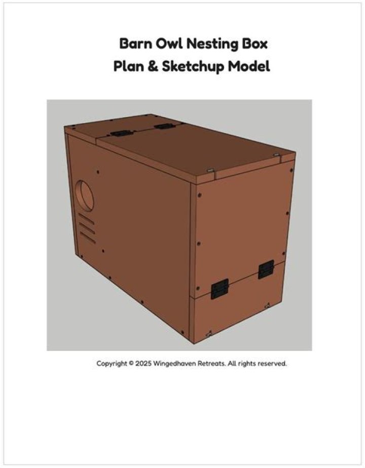 Free Printable Barn Owl Box Plans PDF – Instant Wildlife Habitat