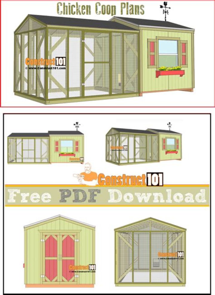 Free Printable Chicken Coop Plans PDF – Build Your Own Birdhouse Today