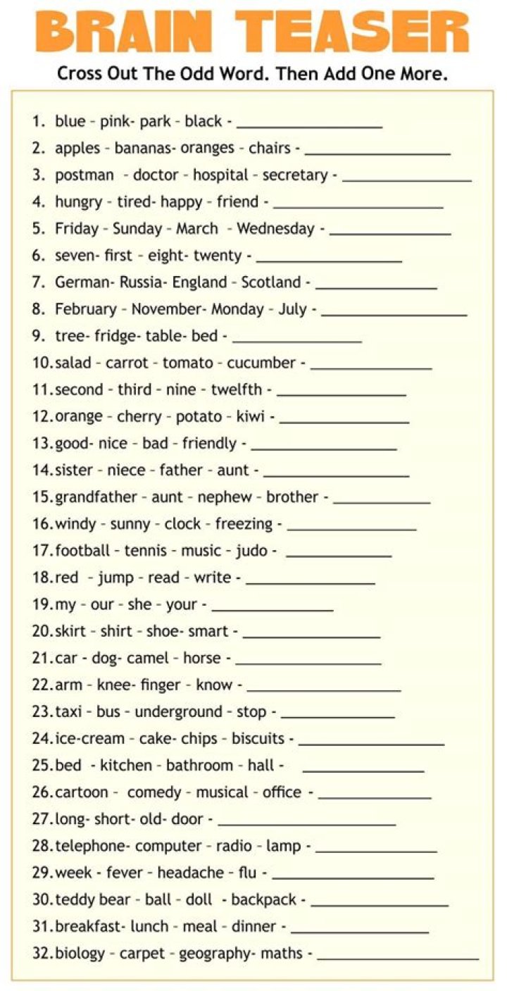 Free Printable Cognitive Worksheets PDF – Instant Download