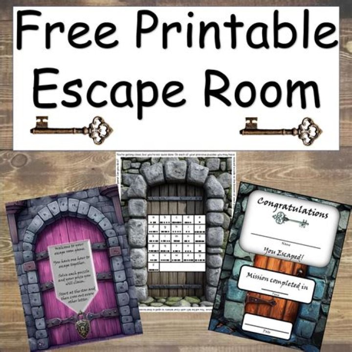 Free Printable Escape Room PDF with Answers – Instant Download