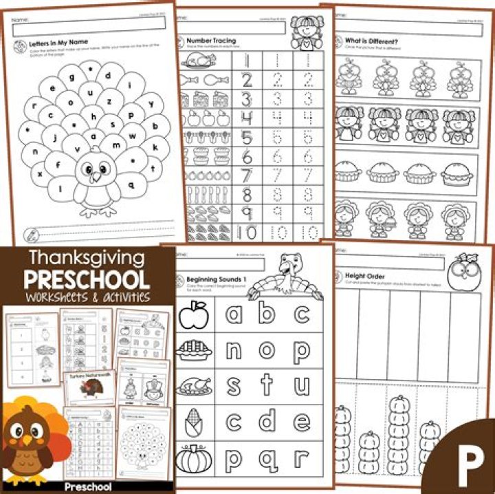 Free Printable PDF Preschool Worksheets for Early Learning
