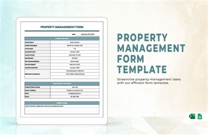 Free Property Management Forms PDF – Download Now