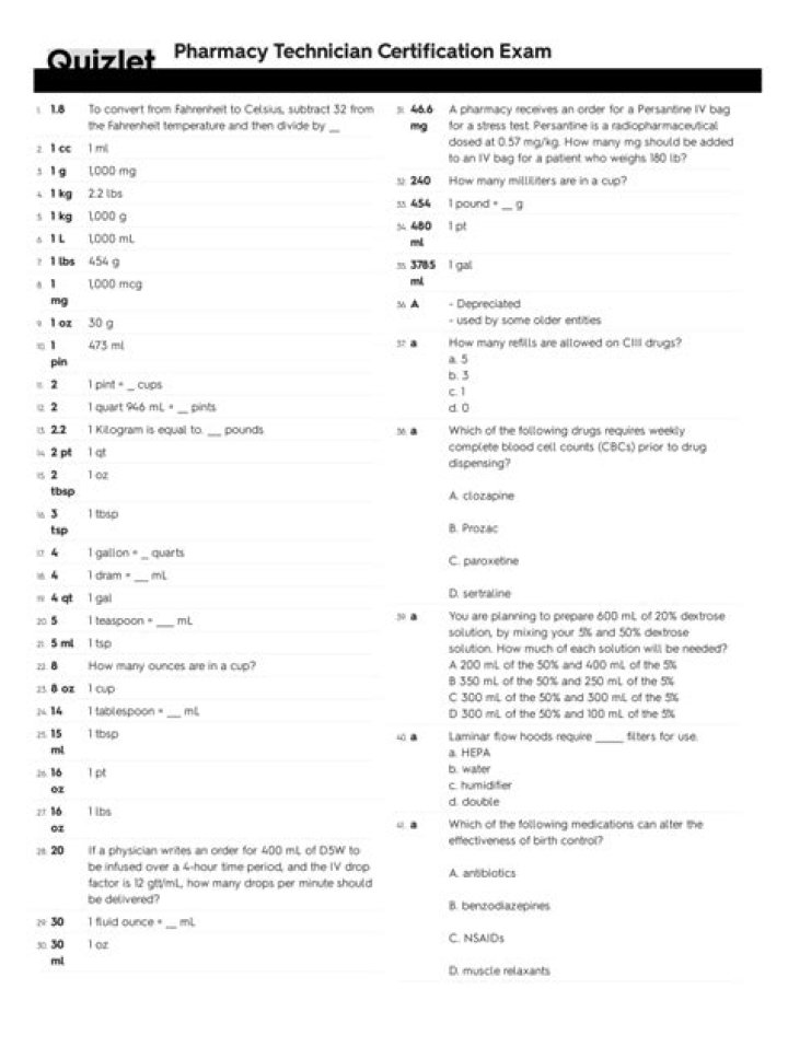 Free PTCB Practice Test PDF: Boost Your Pass Rate Today