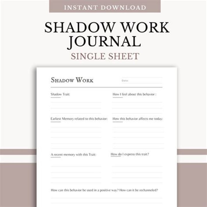 Free Shadow Work Worksheet PDF – Transform Your Inner Self