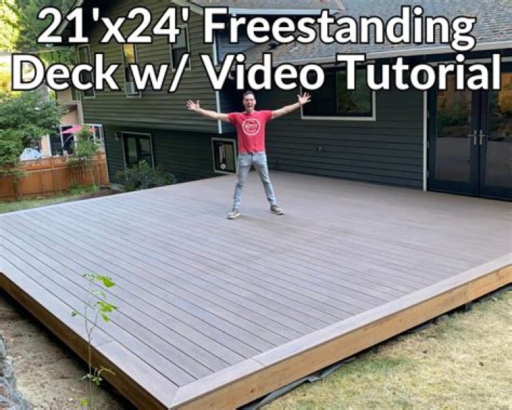 Free Standing Deck Plans PDF – Download Instant Blueprints
