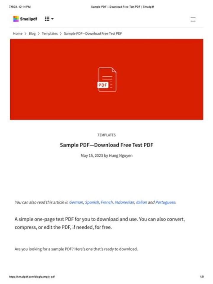 Download Free Test PDF Now – Instant Access