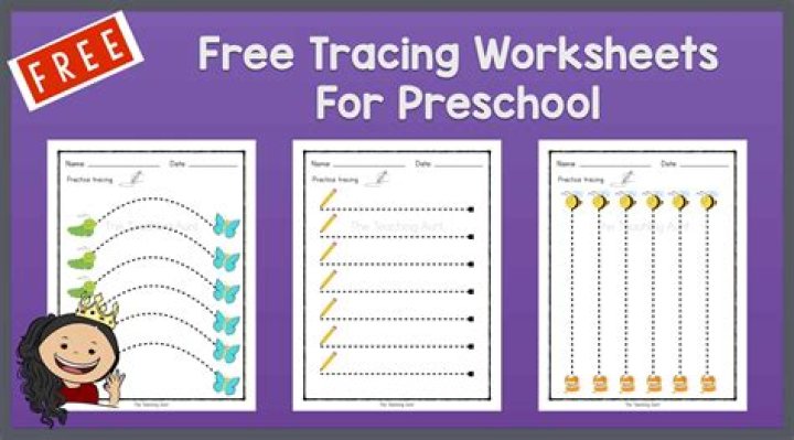 Free Tracing Worksheets for Preschoolers PDF – Printable Templates