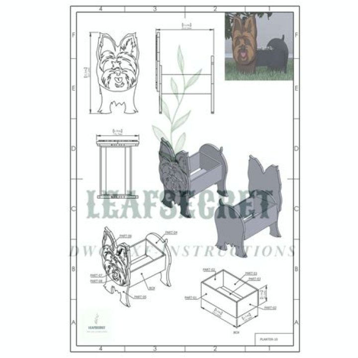 Free Wooden Animal Planter Plans PDF – Download Now