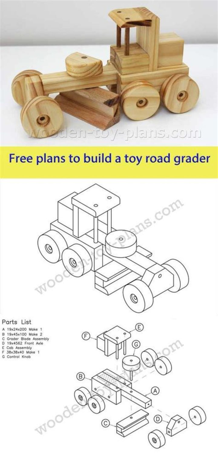Free Wooden Toy Plans Printable PDF – Easy DIY Toys for Kids