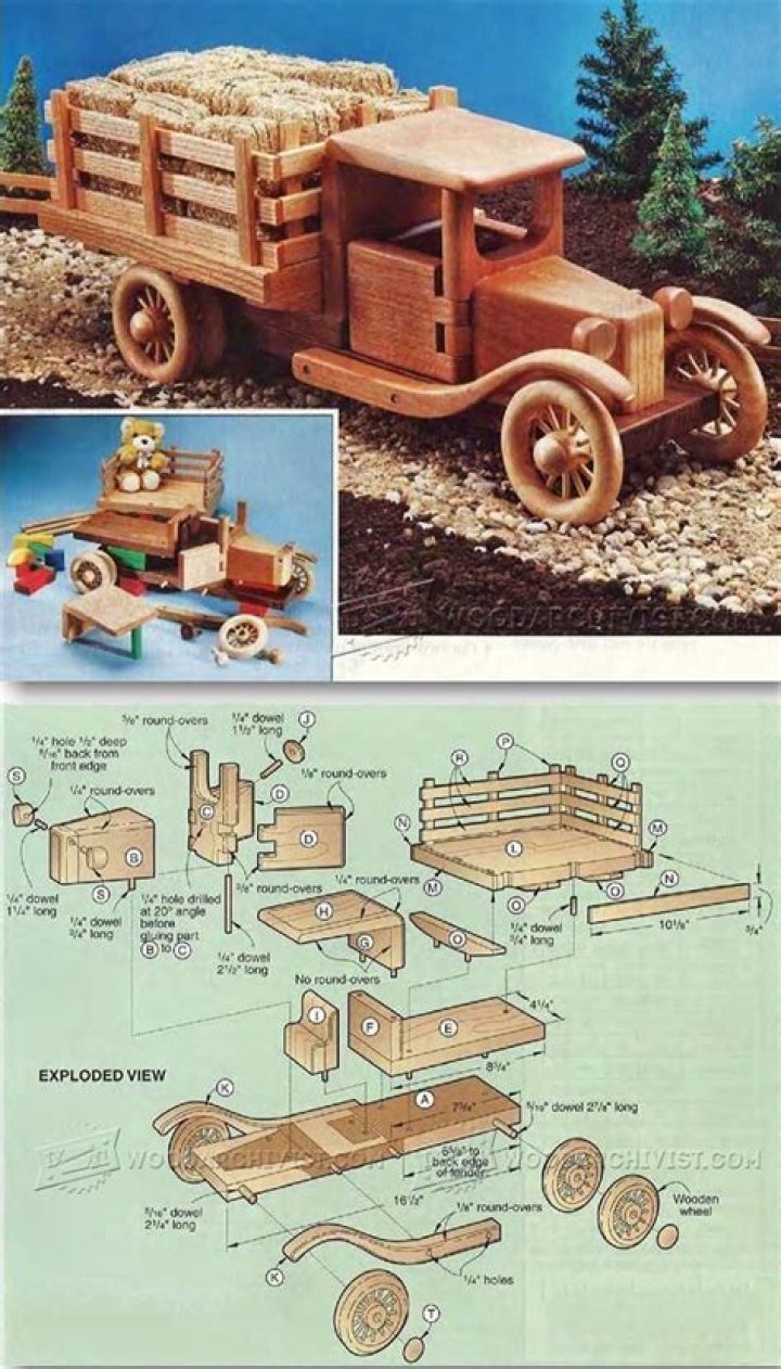 Free Wooden Toys Plans PDF – Print & Make Today!